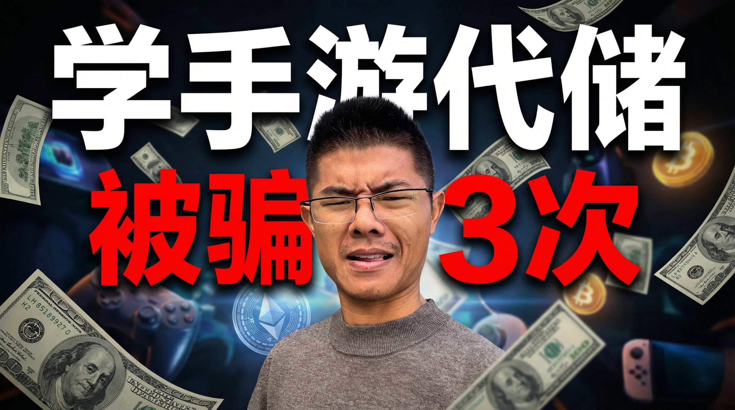 看朋友做手遊代儲賺大錢，網友自己摸索被連騙3次 视频封面