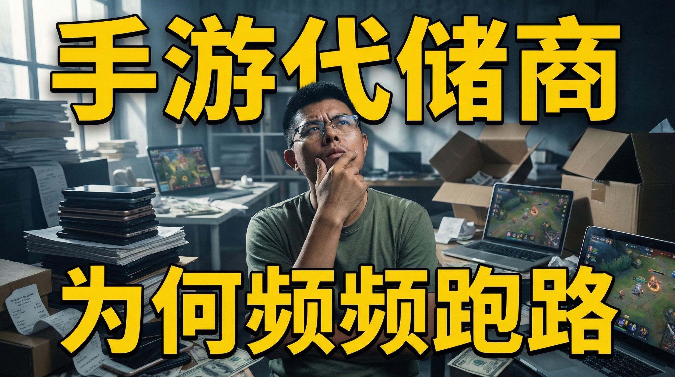 手游代储商为何频频跑路？这究竟是到底是道德的沦丧，还是人性的扭曲…… 视频封面